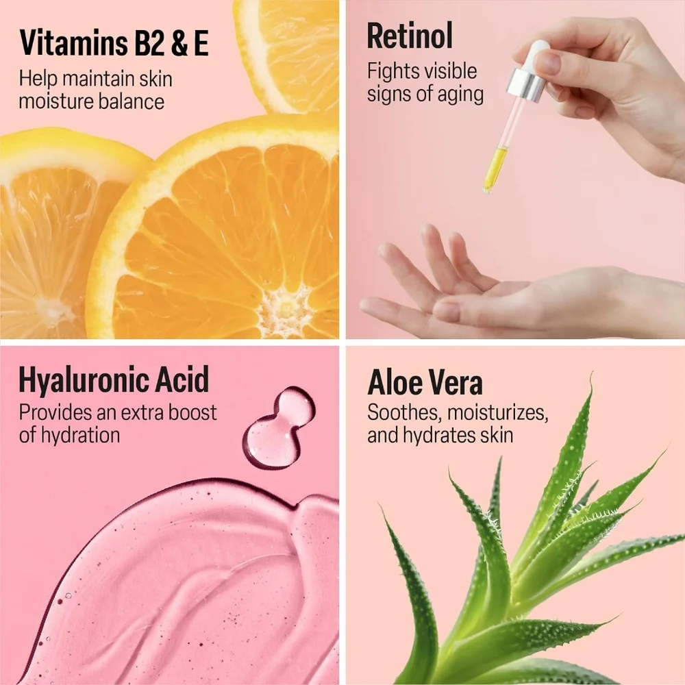 Retinol Serum for Face - for fine lines, wrinkles, dark spots - Picture 3 of 9